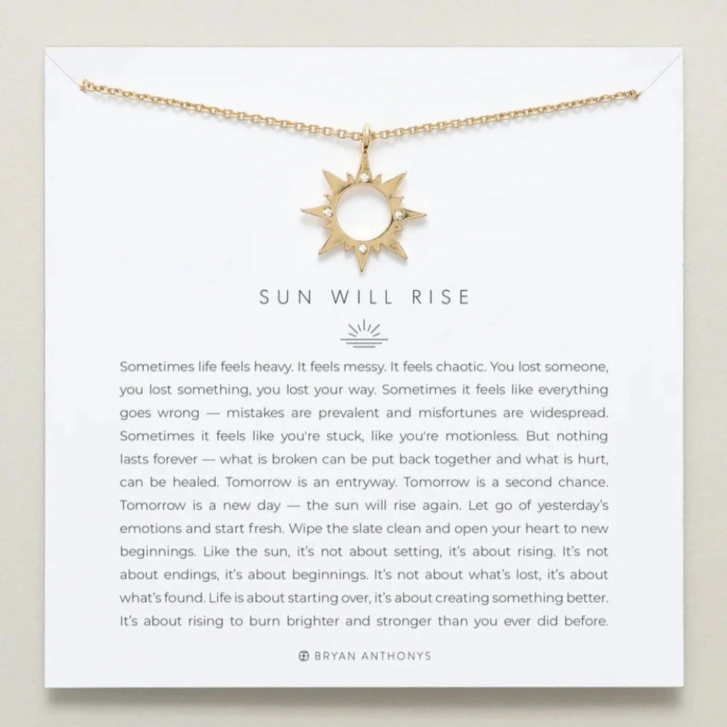 Sun Will Rise - Necklace (14k Gold) | Nurture My Life