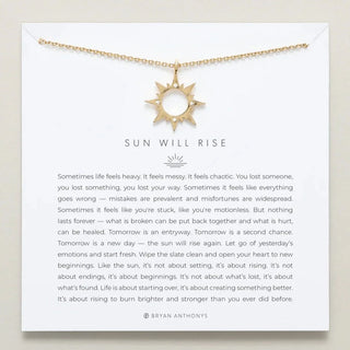 Bryan Anthonys Sun Will Rise Necklace