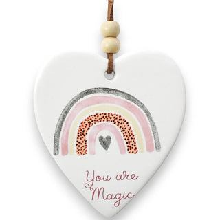 Ceramic Hanging Heart - You Are Magic