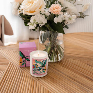 Deb McNaughton artist Soy Candle - Lemongrass + Kaffir Lime (50+hrs)