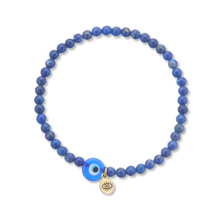 Evil Eye Mati - Lapis Gemstone Bracelet