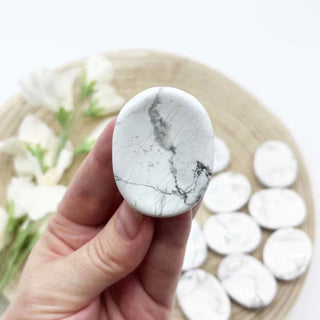 Evoque Worry Stone - White Howlite