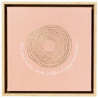 Framed Canvas - Home