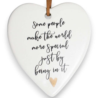 Ceramic Hanging Heart - Special People