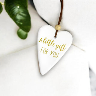 Ceramic Hanging Heart - Gift For You