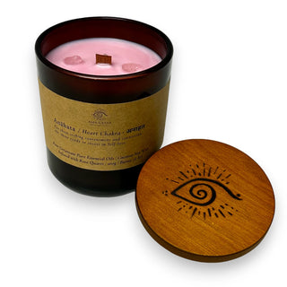 Amavasya Healing Meditation Essential Oil Candle - Anāhata / Heart Chakra