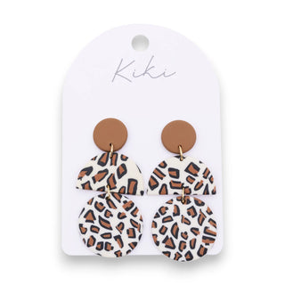 Splosh Kiki Leopard Earrings