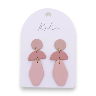 Splosh Kiki Pink Drop Earrings