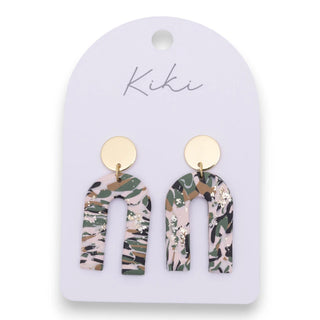 Splosh Kiki Rainbow Terrazzo Earrings