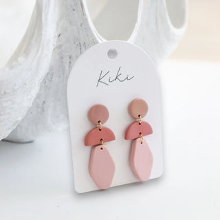 Kiki Pink Drop Earrings