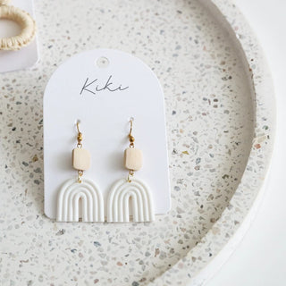 Splosh Kiki White Rainbow Earrings