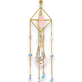 Lucy Fox Mayla Crystal Suncatcher - Rose Quartz - Unconditional Love