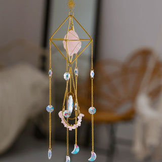 Lucy Fox Mayla Crystal Suncatcher - Rose Quartz - Unconditional Love