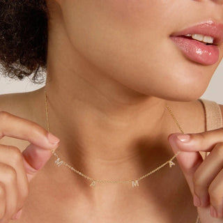 MAMA - Necklace (14k Gold Crystal)