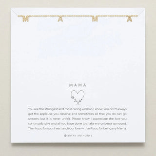 MAMA - Necklace (14k Gold Crystal)