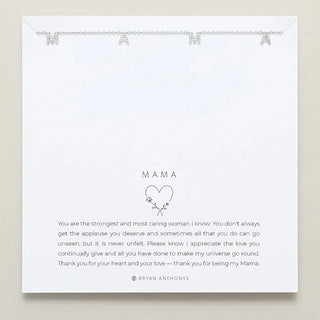 Greeting card for Mama with a heartfelt message and design on a beige background