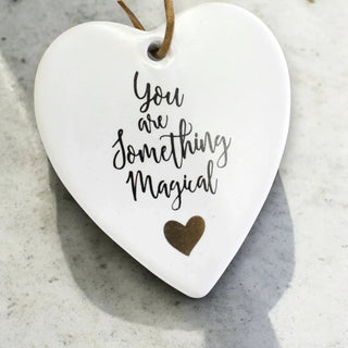 Ceramic Hanging Heart - Magical