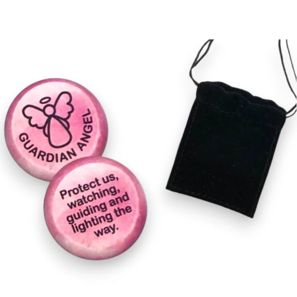 Marble Pocket Stone - Guardian Angel | Nurture My Life