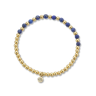 Palas Lotus Purity Bracelet - Creativity - Lapis Lazuli