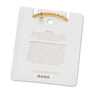 Palas Lotus Purity Bracelet - Energy - Onyx