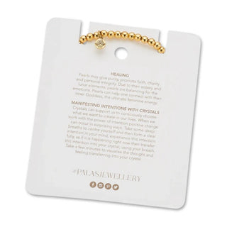 Palas Lotus Purity Bracelet - Prosperity - Pearl