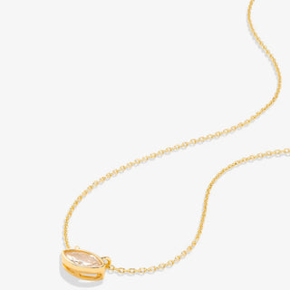 Self Love Marquise - Necklace (14k Gold)