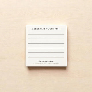 Back of the Thoughtfulls Shine Card showing a place to write a personalised note