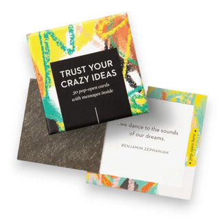 Thoughtfulls Pop Open Cards - Trust Your Crazy Ideas (30pk)