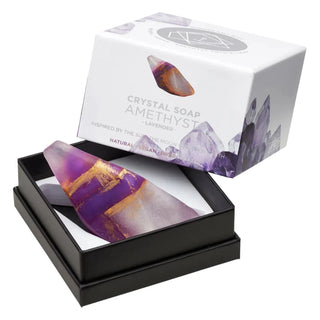 Vegan Natural Crystal Soap Amethyst and Lavender