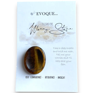 Evoque Worry Stone - Tigers Eye