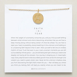 Bryan Anthonys Faith Over Fear - Necklace